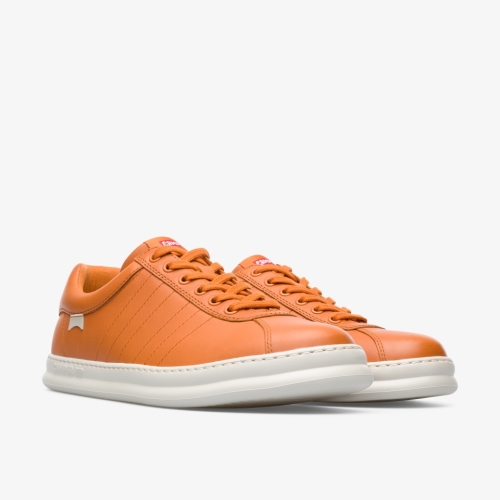 Camper Runner Mens Sneakers US-49306 Dark Orange Clearance USA